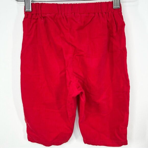NWT Baby Gap Red Corduroy Floral Embroidered Pants Large 12-18 Months - Picture 4 of 5